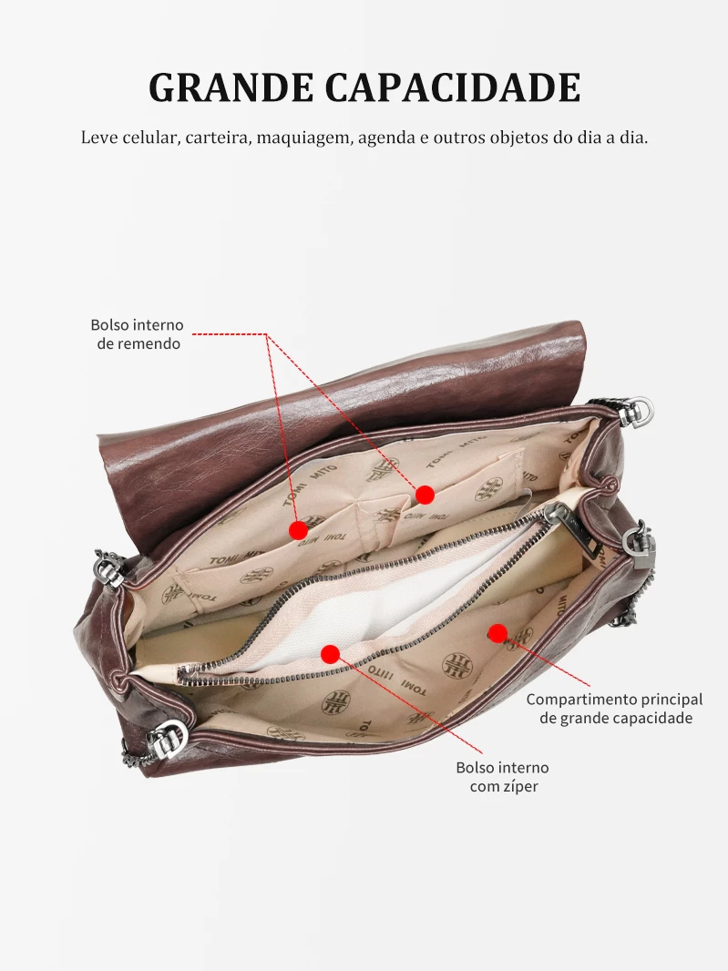 Bolsa de Ombro Acolchoada — foto 6