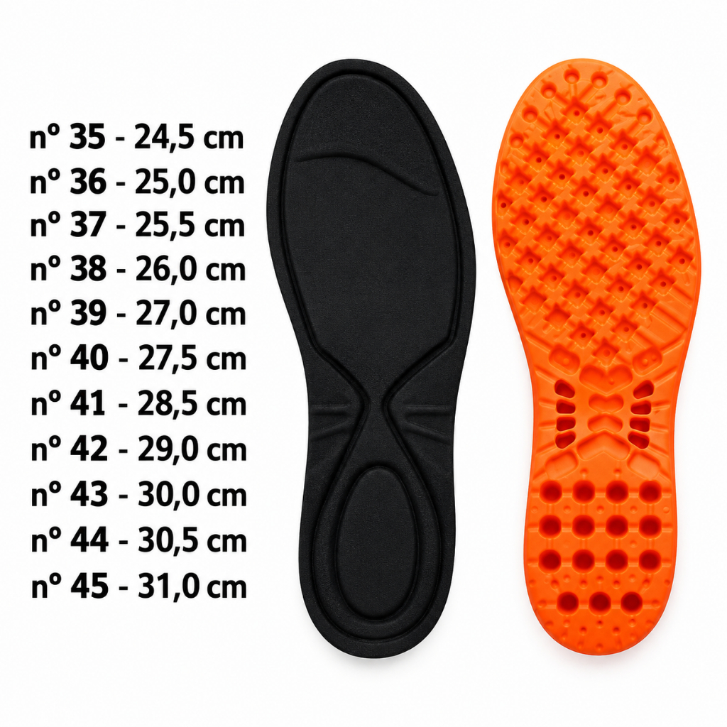 Kit 2 Pares Palmilha Ortopédica em Gel Adventure Para Trabalho Confortável Alivia Dores — imagem 2 de 2