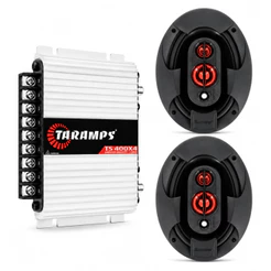 Kit Taramps Ts400 + Par Alto Falante Bomber 6x9 Bbr 130w Rms