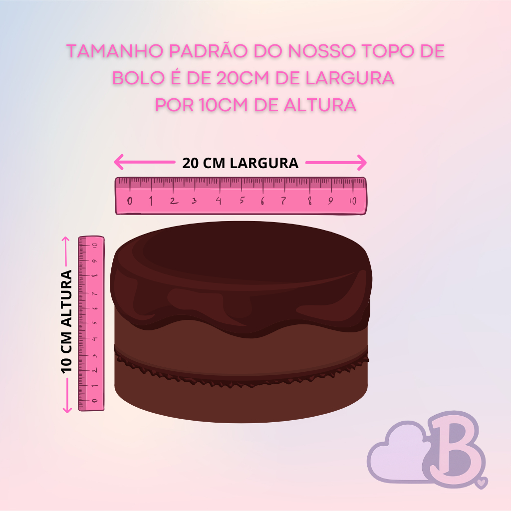 Topos de Bolos Personalizados Exclusivo para cada Cliente (antes de comprar chame o vendedor)