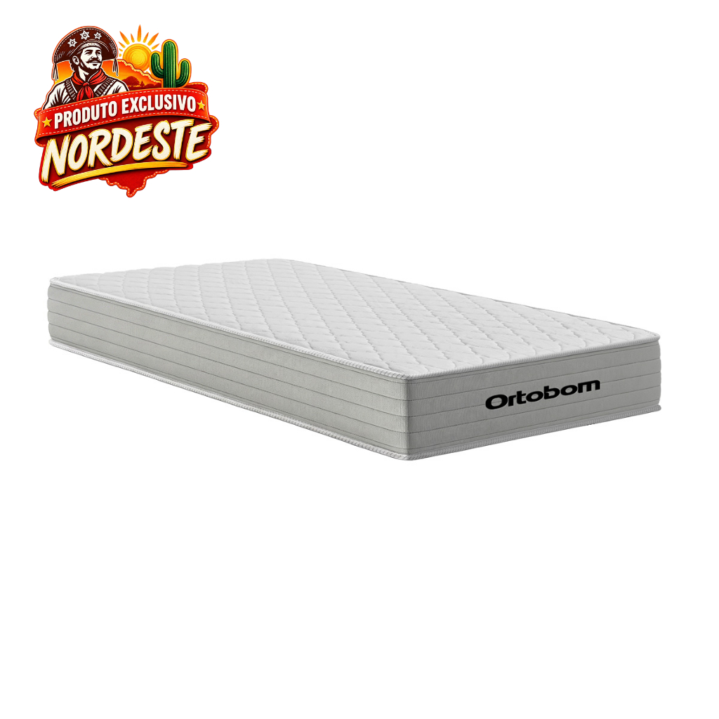 Colchão de Molas Ensacadas Ortobom One Face Plenno Superpocket Solteiro 88cm