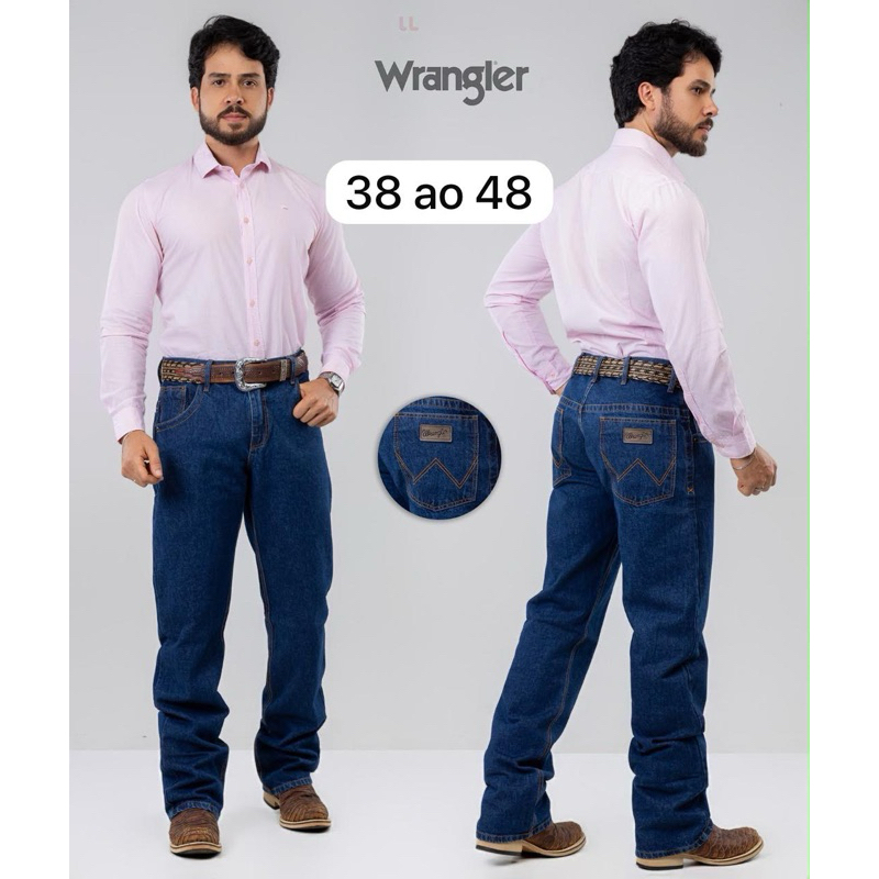 Calça Jeans Masculina Wrangler Country Confortável Resistente Tamanhos 38 ao 48 — imagem 2 de 2