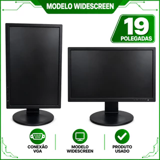 Monitor 15 / 16 / 17 / 19 / 20 / 21.5 polegadas vga varias marcas LCD