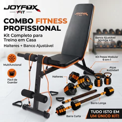 Banco Regulável 3 Em 1 Para Exercícios Incluindo Tirar Corda Ajustável Ginásio Doméstico Joyfox