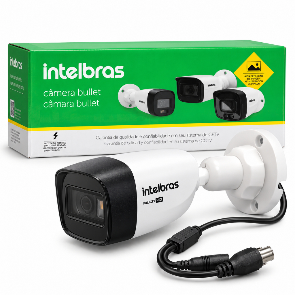CÂMERA SEGURANÇA INTELBRAS VHD 1130 B G7 BULLET HD CFTV VISÃO NOTURNA 30M IP67 EXTERNA INTERNA