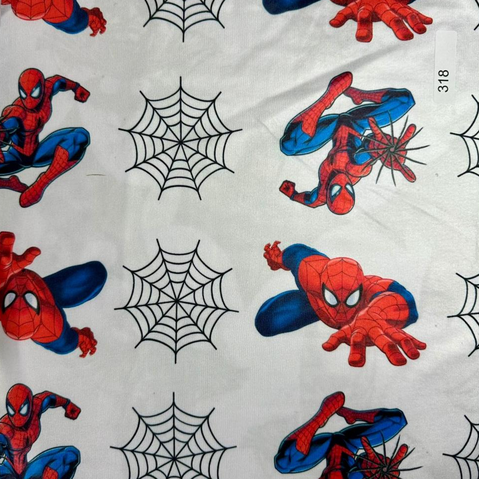 Tecido Suede Estampado Personagens Infantis para Lençóis Fronhas Pijamas 1,50m de Largura Cortes de 1m 2m 3m e 5m
