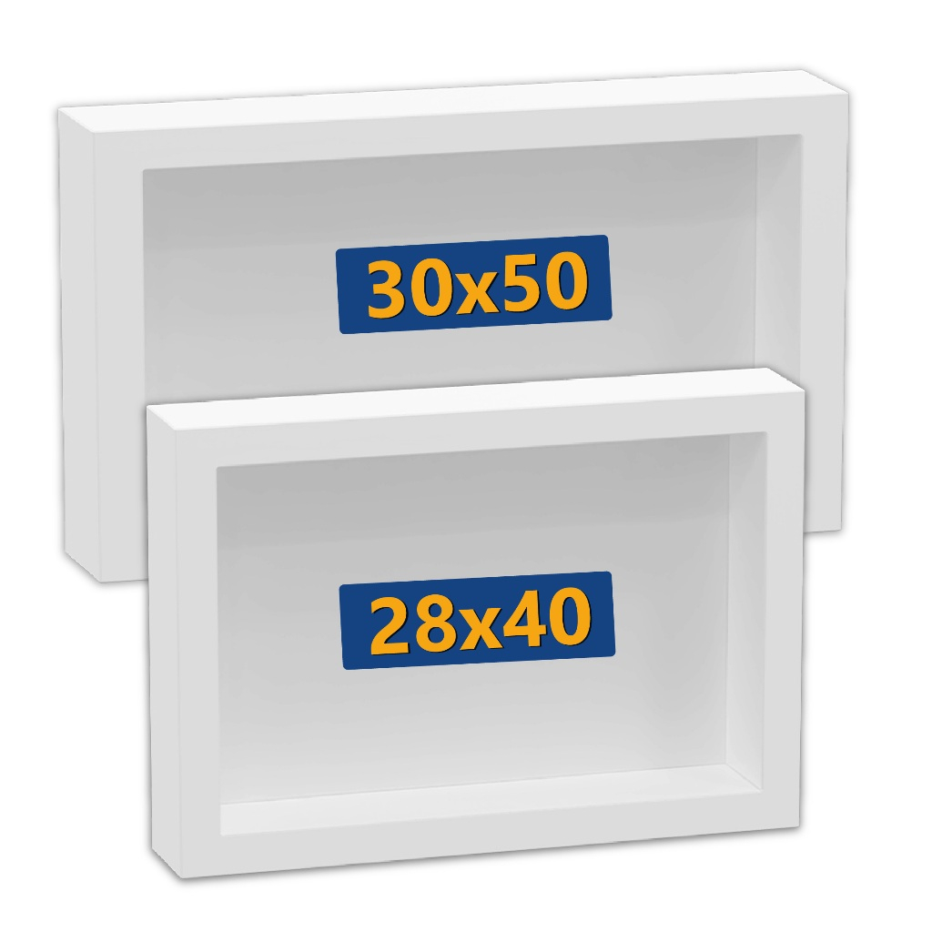 Nicho De Parede Sobrepor ABS Premium Organizador para Banheiro/Quarto/Cozinha Decoração Moderno Meu Ape — imagem 2 de 2