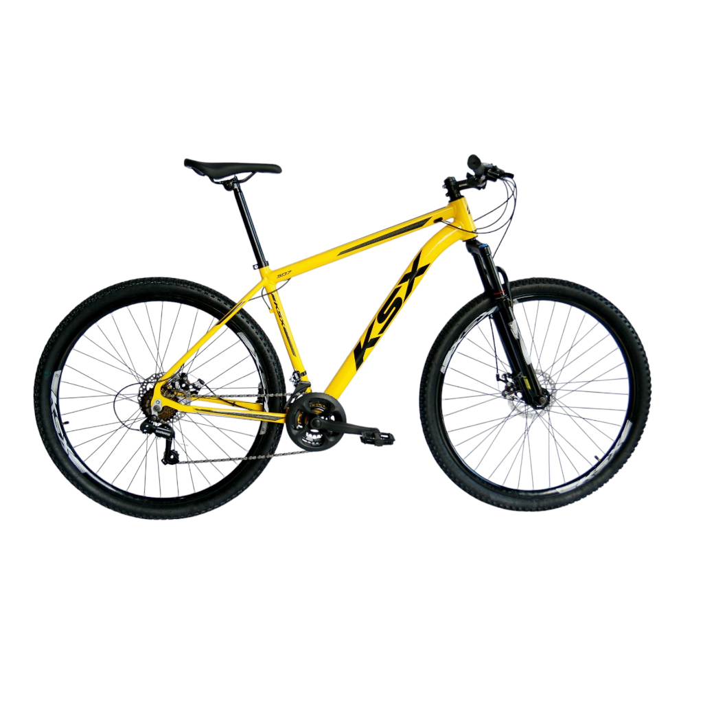 Bicicleta Aro 29 KSX Alumínio 6061 21V Freio a Disco Suspensão Cabeamento Interno Unissex · foto 2