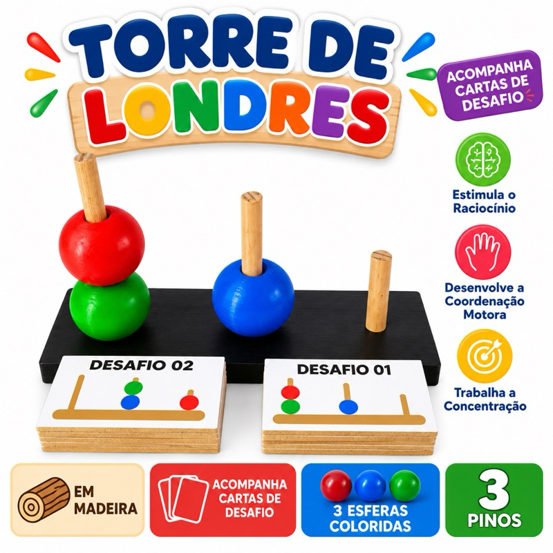 BRINQUEDO EDUCATIVO TORRE DE LONDRES