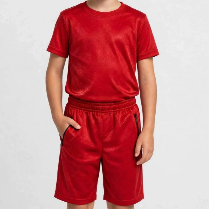 Conjunto Bermuda e Camiseta Infantil Juvenil Escola e Dia a Dia Tendencia