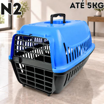 Caixa De Transporte Pet Para Cães Gatos Coelhos Ave Pássaro Roedores N2 - Brinqpet