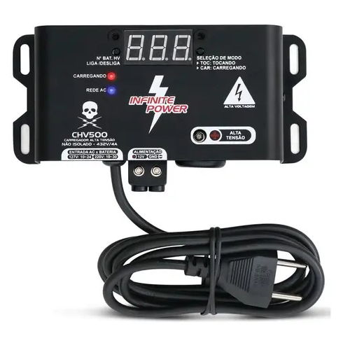 Fonte Stetsom Chv500 Carregador De Alta Voltagem Bivolt