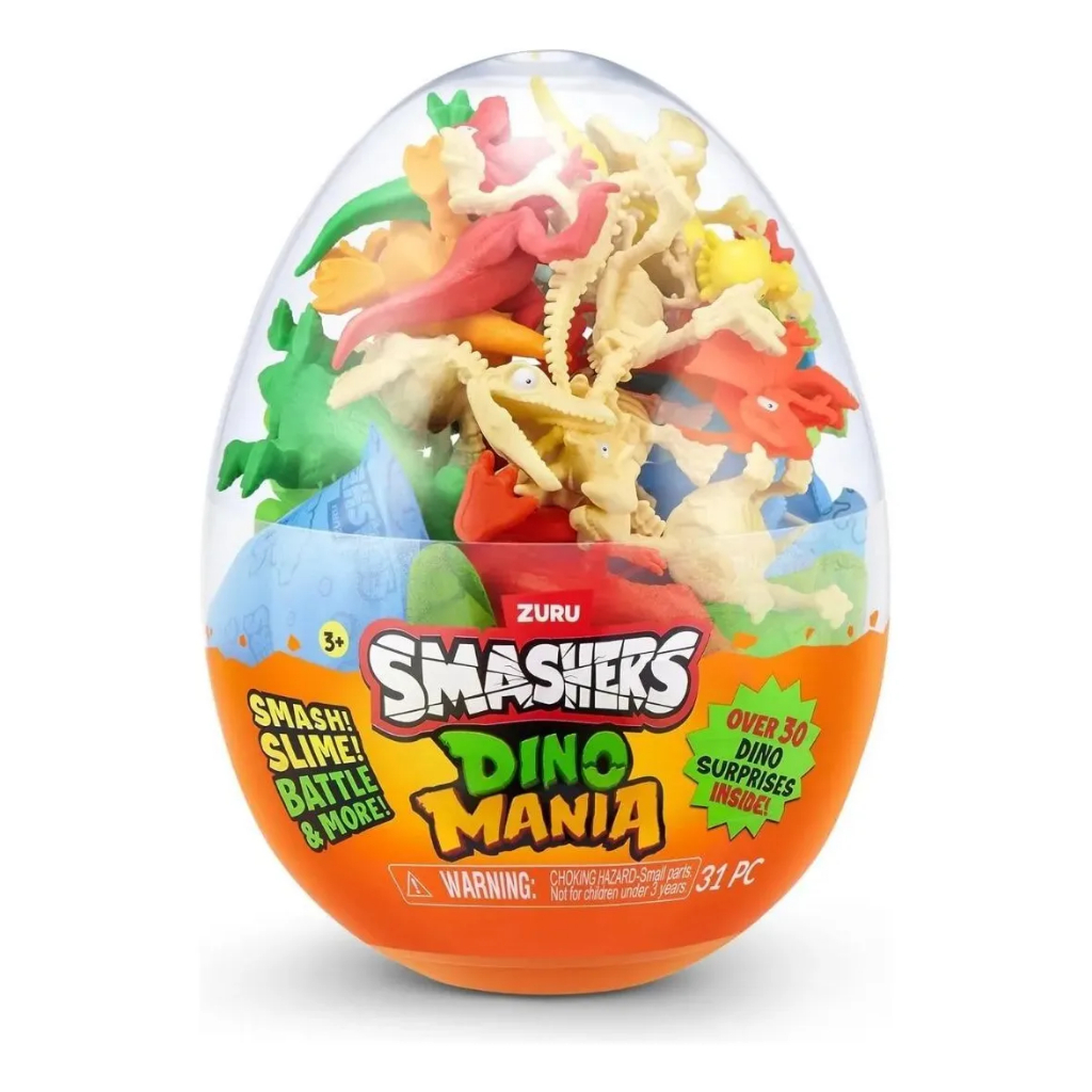 Smashers Dino Mania Over 30 Dino Surprises - Fun F0264-8