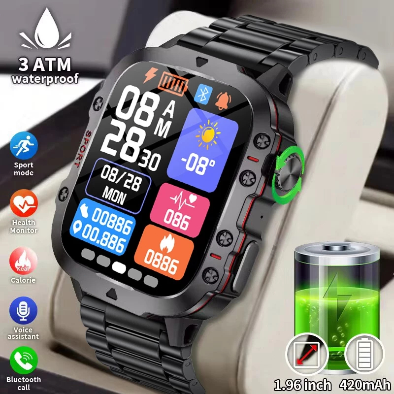 Smart Watch Q11 Três em Um Original Masculino Feminino Esportivo Tela de Toque HD de 1,73 inches