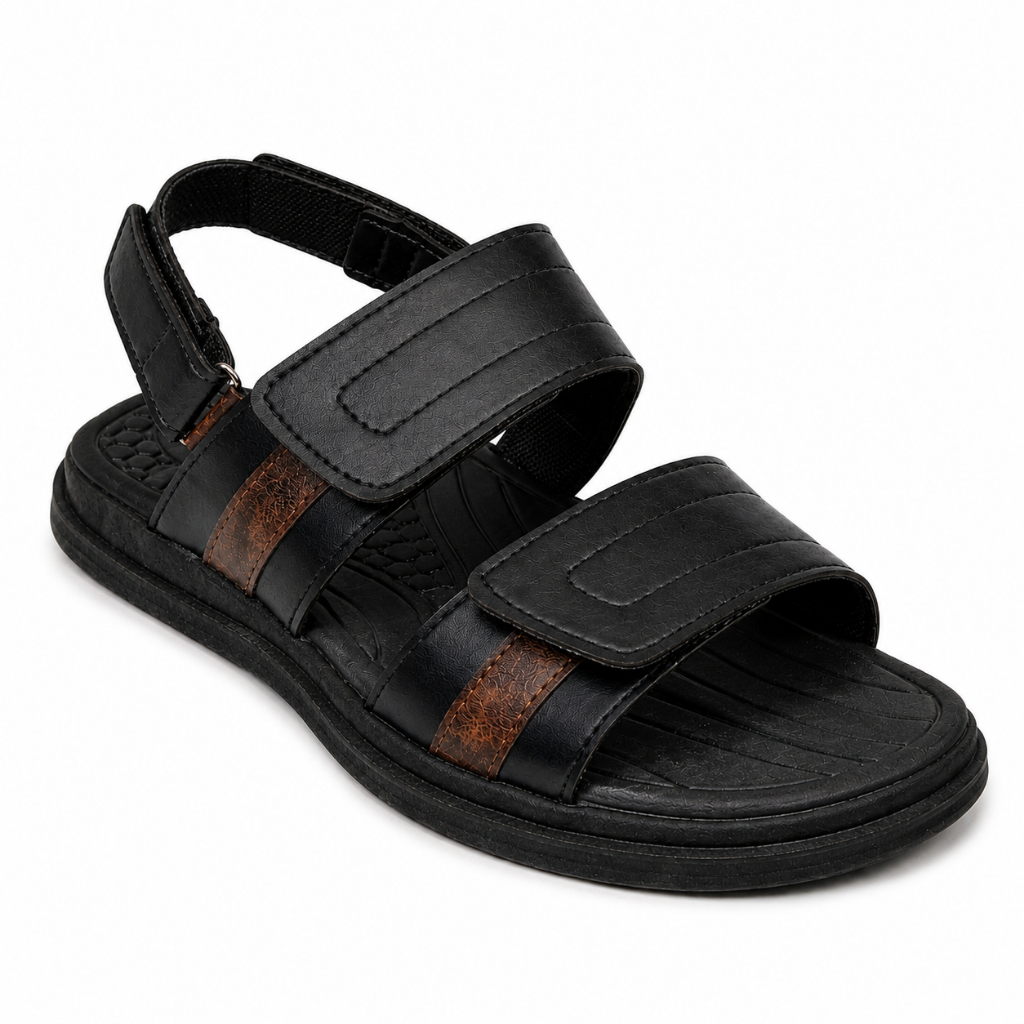 Sandalia Infantil Papete Velcro Menino Confortavel Macio Ajustável - Oferta Promoção