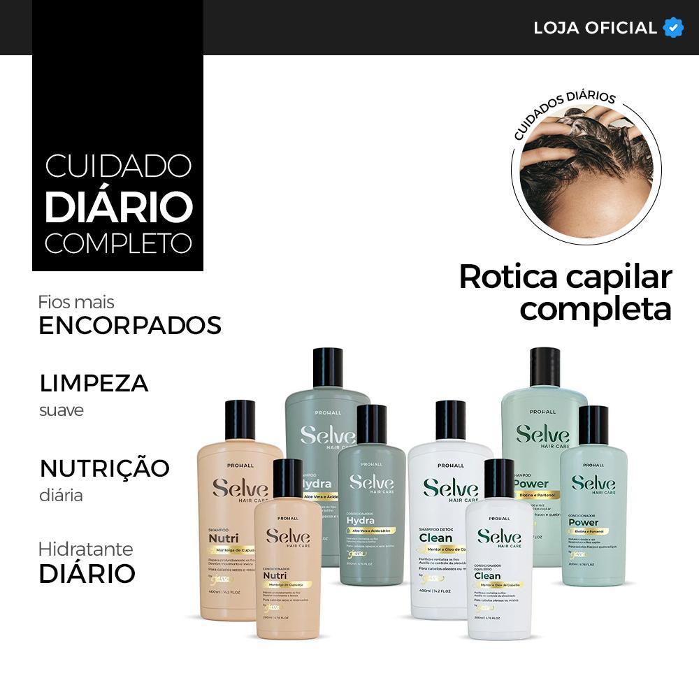 Kit Selve Cuidados Diários Completo: Resistência, Nutrição, Hidratação e Detox