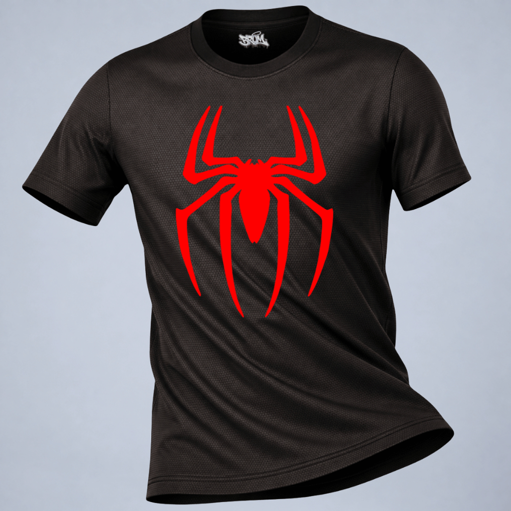 Camiseta Masculina Dry Fit Estampa Aranha Spider Man Rash Academia Treino Esportiva