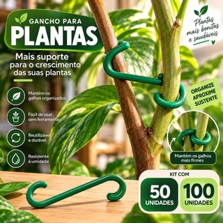 Gancho para Plantas Trepadeiras | Suporte para Galhos e Ramos | Organizador de Plantas
