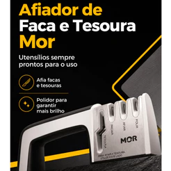 Afiador Amolador Profissional De Facas E Tesouras - Mor Oferta