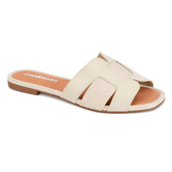 Rasteirinha Feminina Tiras Grossas Leve Dia a Dia Delicada Clássica Chinelo Flat Moleca Original