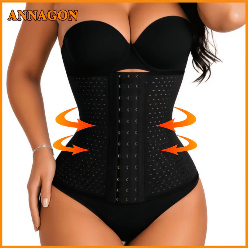 Cinta Abdominal Premium Feminina 4 Barbatanas Emagrece Ajustável Modeladora Afina Cintura