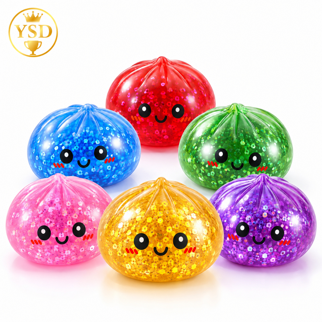 Brinquedo Antiestresse Pãozinho Bao Bun Squishy Lento Retorno Surpresa Colorida Infantil 3+