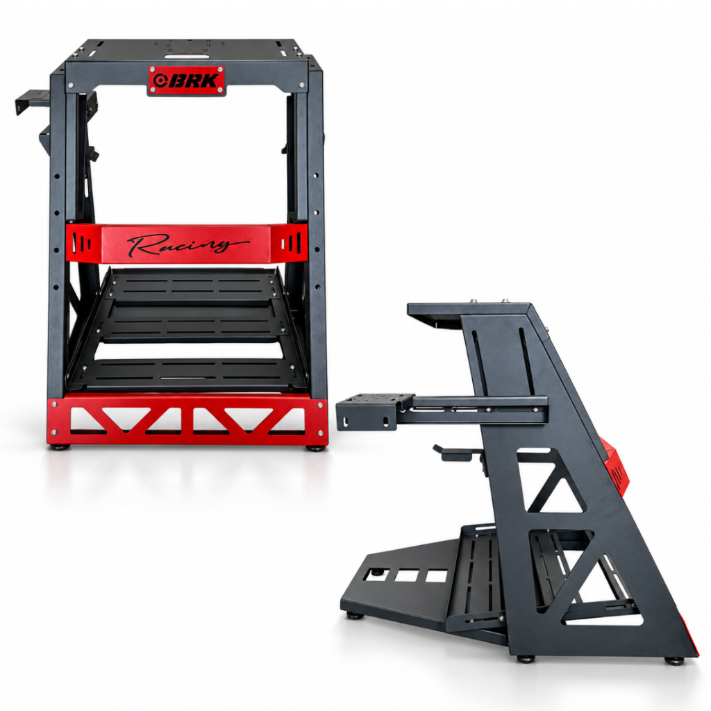 Cockpit Simulador Racing Ajustável Suporte Volante Pedal Câmbio — imagem 2 de 2