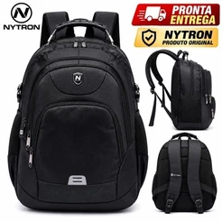 Mochila Masculina Executiva Nytron Notebook USB Reforçada Trabalho