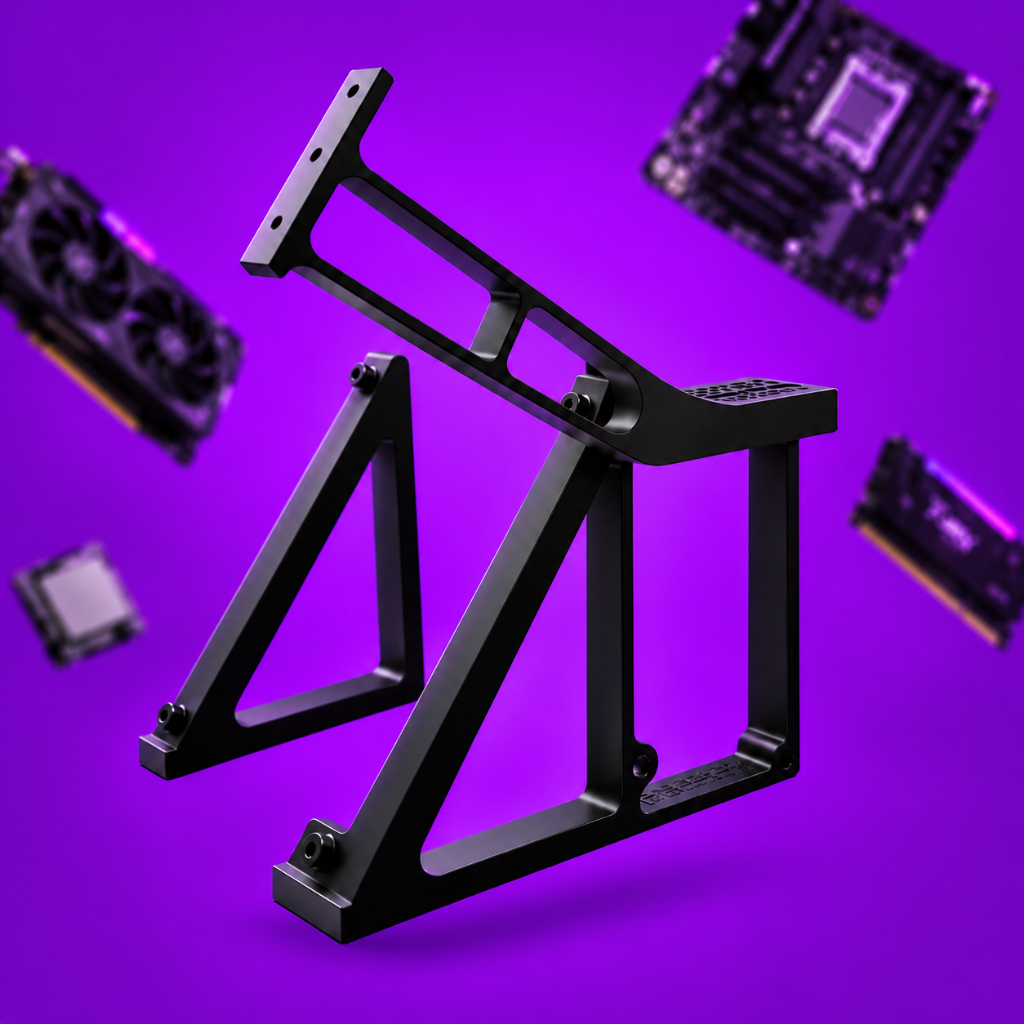 Rig Frame Suporte Placa Mãe CPU GPU e Fonte ATX Open Frame Bancada de Testes para PC Gamer Original
