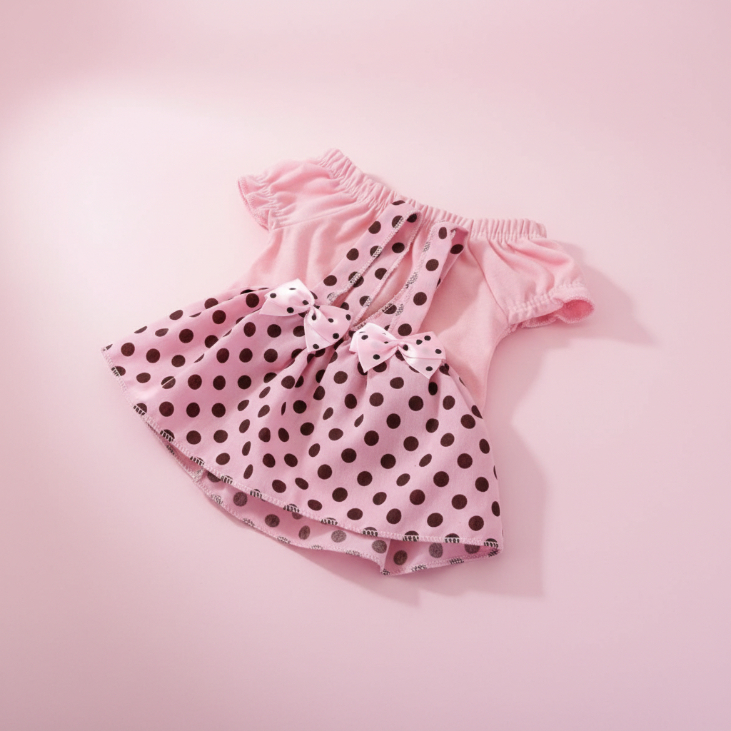 Kit Roupinha Bebê Reborn Jardineira Vestido + Sandália - Veste de 45 a 50cm! · foto 2