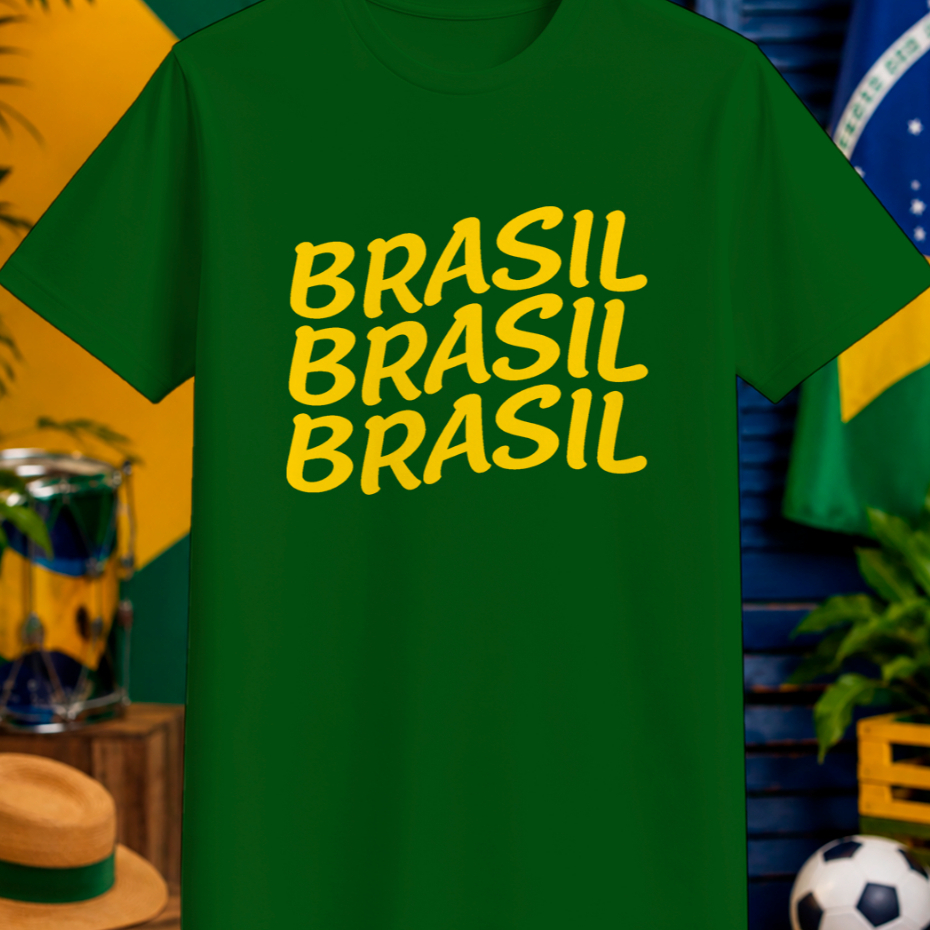 Camiseta Brasil Black Friday Penta Basica Unissex Estilosa Estampada 100% Algodão Malha Premium Fio 30.1 Confortavel