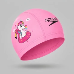 Touca De Natação Infantil Em Tecido Confortável Fun Speedo - UNICÓRNIO