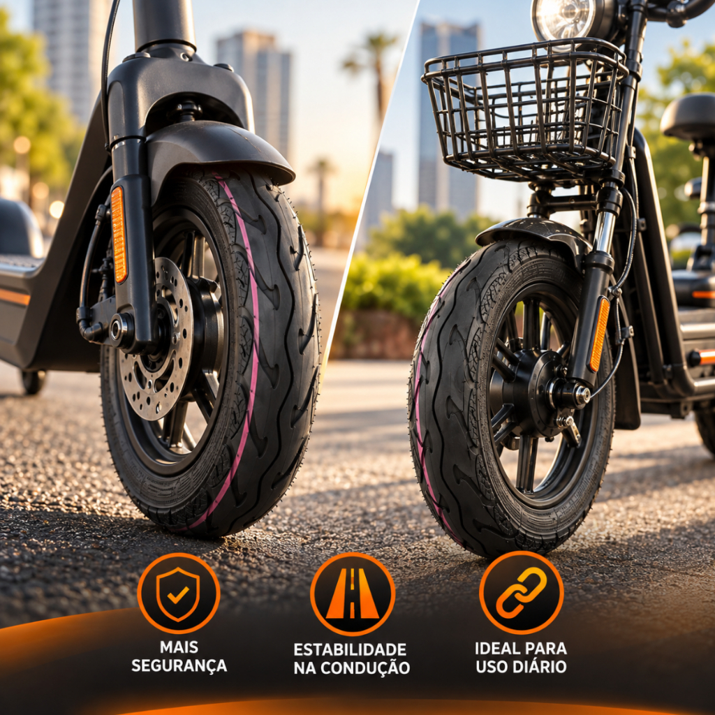 Pneu 2.75-10 Preto Para Scooter E Bicicleta Eletrica Aro 10 — foto 5