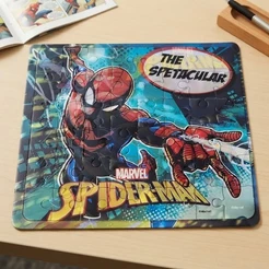 Quebra-Cabeça Lenticular Homem Aranha Infantil Etitoys
