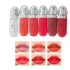 Kit Gloss Labial 3D Beauty 3 ou 6 Peças – Brilho Intenso Hidratante Lábios Volumosos L-0202