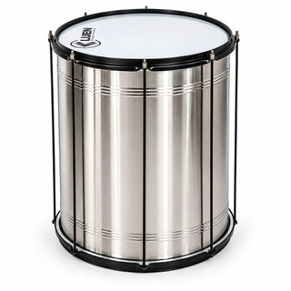 Surdo Luen 60x18cm Prateado Pele Leitosa