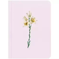 Bíblia Sagrada Média Lírios | ARC | Capa Brochura Rosa