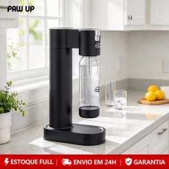 Máquina Água Com Gás Gaseificar Refrigerante Manual Garrafa Caseira Cozinha Bebidas