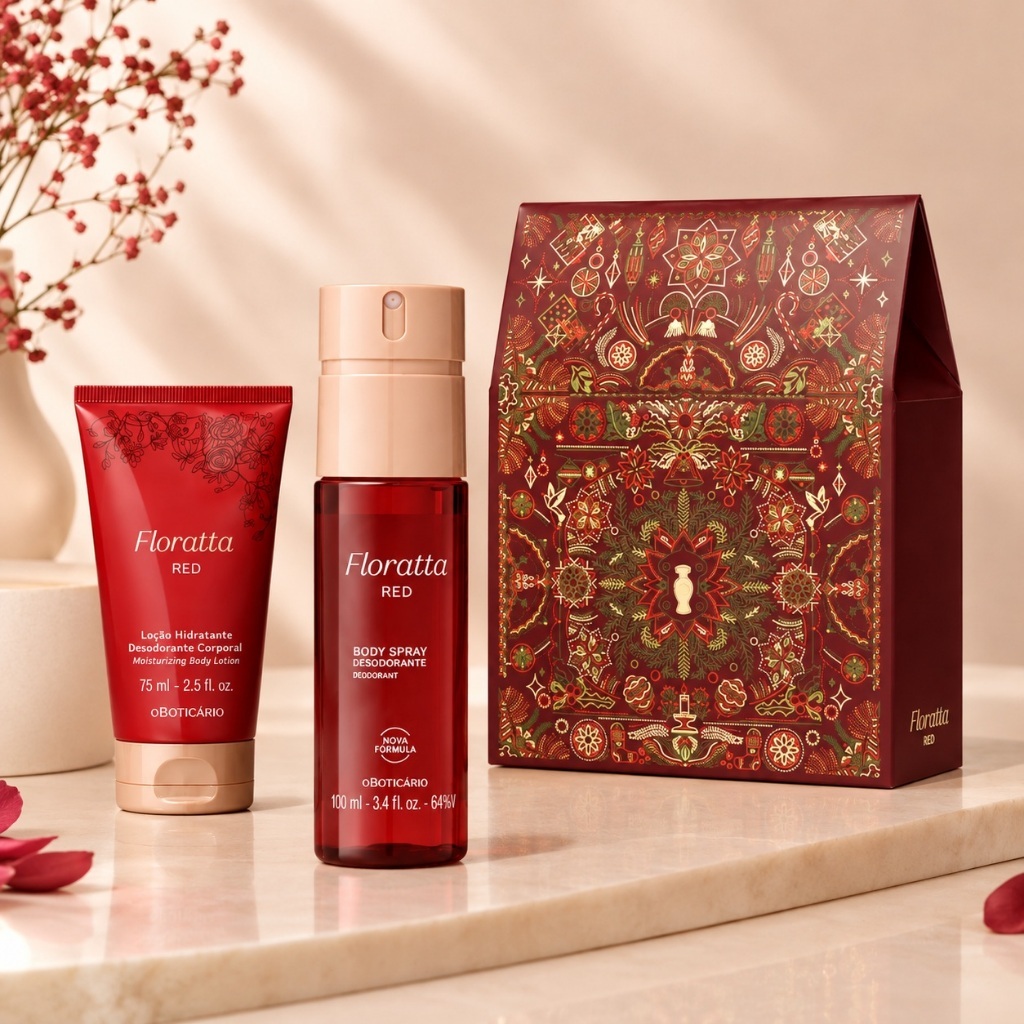 Kit Floratta Red Especial de Natal – 2 Produtos