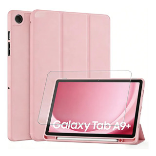 Capa magnética com slot para caneta para Galaxy Tab A9+, A11+, A9 e A11