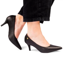 Scarpin Vizzano Feminino Salto Baixo Fino Macio Original 1185