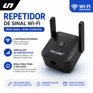 Repetidor WiFi 1200Mbps 2/4 Antenas 110V 220V Ultra Rápido Sinal Forte Amplificador Rede Sem Fio