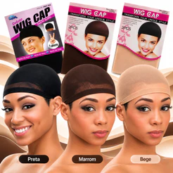 2 Unidades Touca Para Peruca Wig Cap Front Ou Full Lace