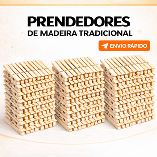 Prendedoes de madeira Pregadores tamanho tradicional ENVIO IMEDIATO
