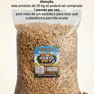 Granulado Higiênico de Madeira Pellets do Porto | 20kg