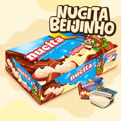 Creme Beijinho Com Chocolate 480g 48 Unidades 10g - Nucita