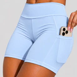 Short Fitness Com Bolso Poliamida Sem Transparência Academia Treino Crossfit