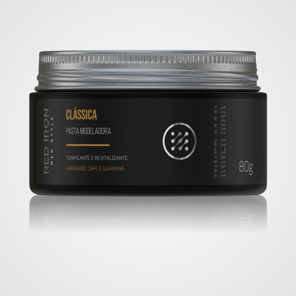 Pasta Modeladora Red Iron Daytona Clássica 60g Pomada Capilar Masculina Efeito Natural Acabamento