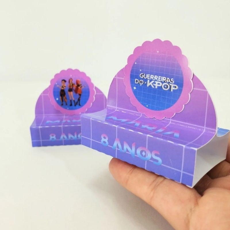 PORTA BIS GUERREIRAS DO K-POP PERSONALIZADO/LEMBRANCINHA DE FESTA/ANIVERSÁRIO INFANTIL/PORTA BIS DUPLO