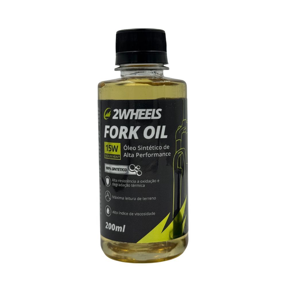 Óleo Para Suspensão Bike Fork Oil 15w 100% Sintético 200ml